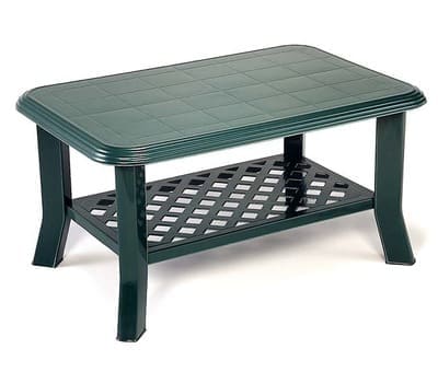 Столик прямоугольный пластиковый  зеленого цвета Niso