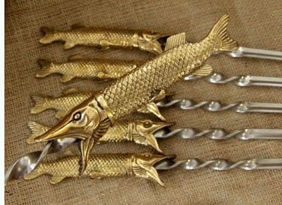 Шампура подарункові "Царська рибалка" у колчані. Фото 1