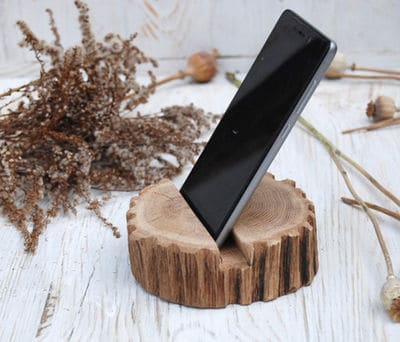 Купити підставку для телефону з деревини дуба