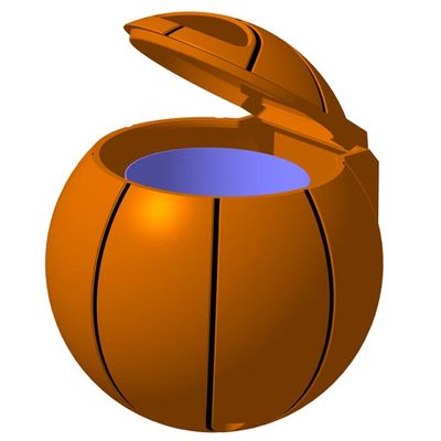 Смітник у вигляді м'яча баскетбольного 50 см
