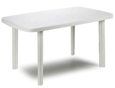 Стол прямоугольный пластиковый белого цвета Faro 