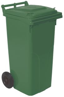 Контейнер для мусора пластиковый, 120 л