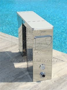 Фильтрующая установка/блок VMB 15 Бесканализационный навесной фильтрующий блок/панель для частных бассейнов
