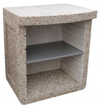 Купить стол для камина-барбекю из бетона