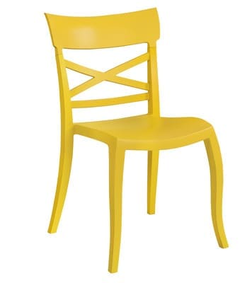 Стул из полипропилена, стул желтый, слул пластиковый, стул из пластика, кресло пластиковое, кресло из пластика, стул дня дома, стул для кухни, стул для кафе, стул для ресторана, стул для летних площадок, стул для сада