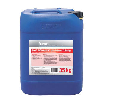 Препарат для снижения уровня pH "BWT Benamin pH-Minus flussing", 35 кг