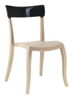 Стул из полипропилена бежевый, стул светлый, слул пластиковый, стул из пластика, кресло пластиковое, кресло из пластика, стул дня дома, стул для кухни, стул для кафе, стул для ресторана, стул для летних площадок, стул для сада