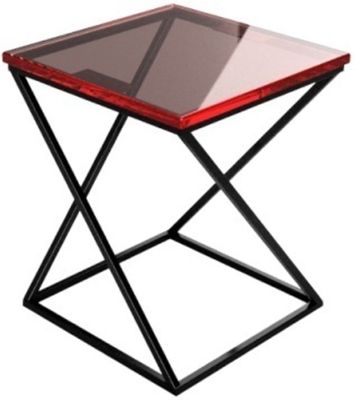 Квадратний столик із кольоровою стільницею
