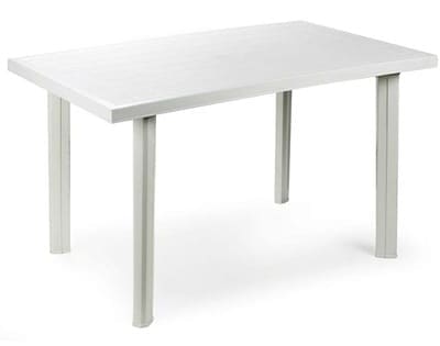 Стол прямоугольный пластиковый белого цвета Velo