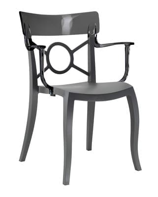 Стул из полипропилена, стул черный, стул серый, слул пластиковый, стул из пластика, кресло пластиковое, кресло из пластика, стул дня дома, стул для кухни, стул для кафе, стул для ресторана, стул для летних площадок, стул для сада