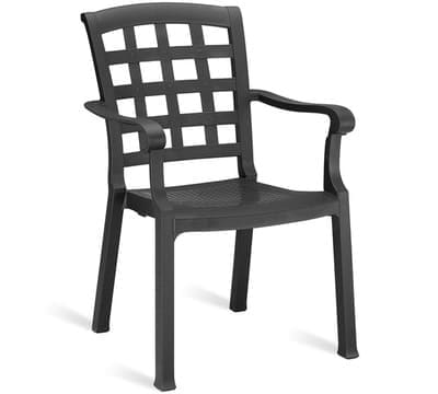 Стул из полипропилена, стул,стул черный, стул серый, кресло, стул пластиковый, стул из пластика, стул садовый, стул для сада, стул для кафе, стул для летнего кафе, стул для дома
