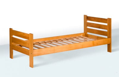 Купити недороге односпальне ліжко з бука