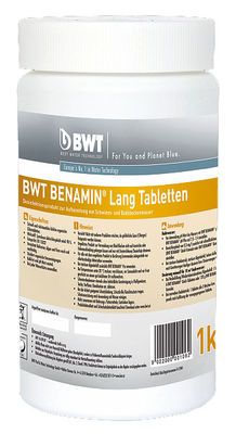 Медленнорастворимое средство на основе хлора «BWT Benamin Lang Tabletten», 1 кг