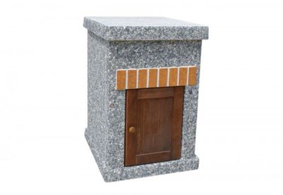 Купити стіл для каміна-барбекю з бетону