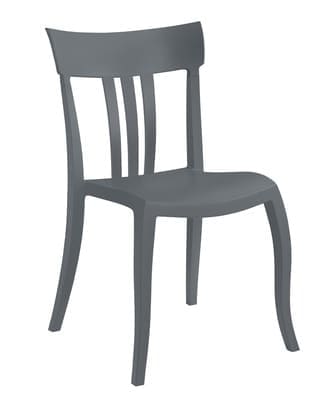 Стул из полипропилена, стул серый, стул черный, слул пластиковый, стул из пластика, кресло пластиковое, кресло из пластика, стул дня дома, стул для кухни, стул для кафе, стул для ресторана, стул для летних площадок, стул для сада