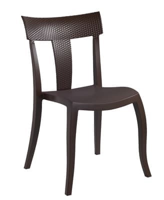 Стул из полипропилена, стул ротанг, стул коричневый, слул пластиковый, стул из пластика, кресло пластиковое, кресло из пластика, стул дня дома, стул для кухни, стул для кафе, стул для ресторана, стул для летних площадок, стул для сада