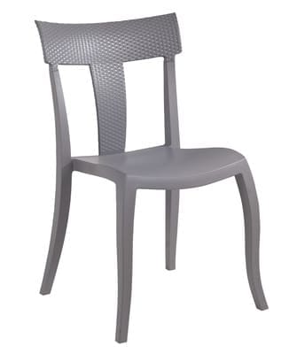 Стул из полипропилена, стул ротанг, стул серый, слул пластиковый, стул из пластика, кресло пластиковое, кресло из пластика, стул дня дома, стул для кухни, стул для кафе, стул для ресторана, стул для летних площадок, стул для сада