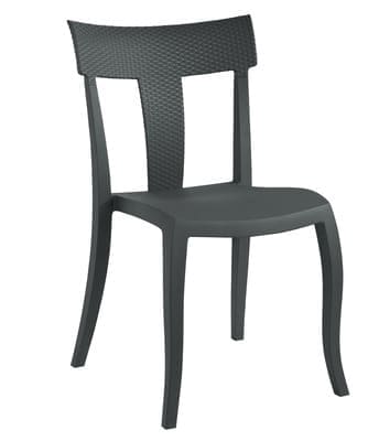 Стул из полипропилена, стул ротанг, стул черный, слул пластиковый, стул из пластика, кресло пластиковое, кресло из пластика, стул дня дома, стул для кухни, стул для кафе, стул для ресторана, стул для летних площадок, стул для сада