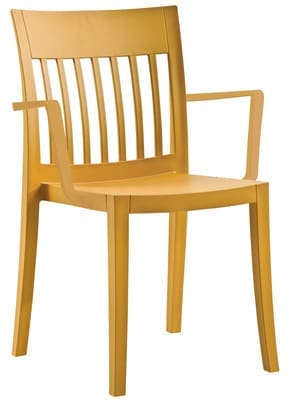 Стул из полипропилена, стул светлый, стул желтый, слул пластиковый, стул из пластика, кресло пластиковое, кресло из пластика, стул дня дома, стул для кухни, стул для кафе, стул для ресторана, стул для летних площадок, стул для сада