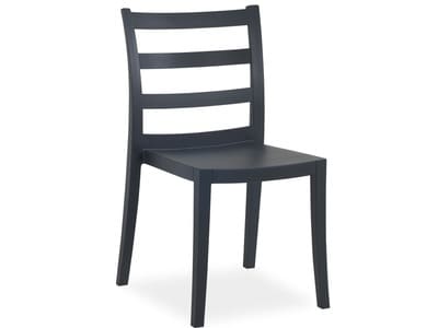 Стул из полипропилена, стул темный, стул серый, слул пластиковый, стул из пластика, кресло пластиковое, кресло из пластика, стул дня дома, стул для кухни, стул для кафе, стул для ресторана, стул для летних площадок, стул для сада