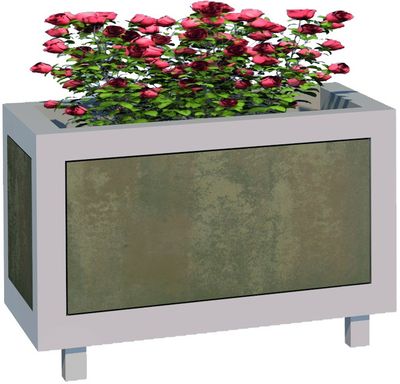 Пропонуємо Вам набірний вазон для квітів з бетонних кілець