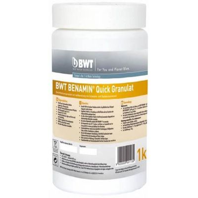Средство в виде гранул "BWT Benamin Quick Granulat" на основе хлора, 1 кг