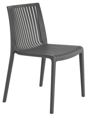 Стул из полипропилена, стул серый, стул темный, слул пластиковый, стул из пластика, кресло пластиковое, кресло из пластика, стул дня дома, стул для кухни, стул для бассейна, стул для кафе, стул для ресторана, стул для летних площадок, стул для сада