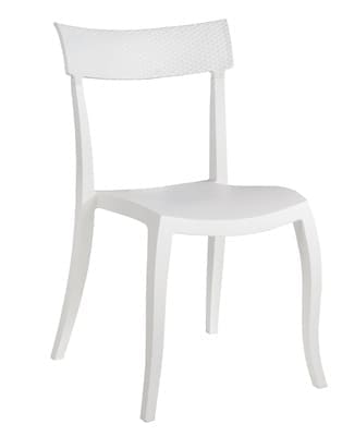 Стул из полипропилена белый, стул ротанг, слул пластиковый, стул из пластика, кресло пластиковое, кресло из пластика, стул дня дома, стул для кухни, стул для кафе, стул для ресторана, стул для летних площадок, стул для сада