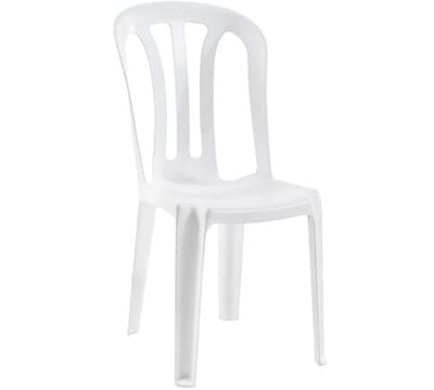 Стул из полипропилена, стул, стул белый, стул пластиковый, стул из пластика, стул садовый, стул для сада, стул для кафе, стул для летнего кафе, стул для дома