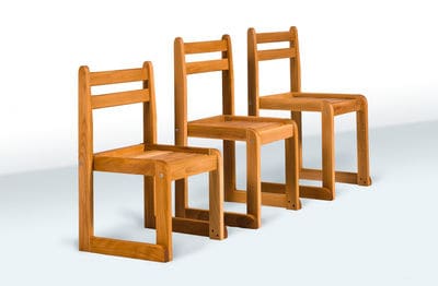 Купити дитячий стілець з деревини 30 см