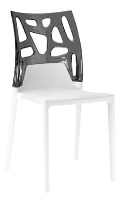 Стул из полипропилена, стул белый, стул светлый, слул пластиковый, стул из пластика, кресло пластиковое, кресло из пластика, стул дня дома, стул для кухни, стул для кафе, стул для ресторана, стул для летних площадок, стул для сада