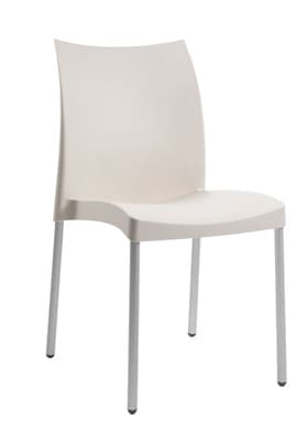 Стул из полипропилена, стул светлый, стул белый, слул пластиковый, стул из пластика, кресло пластиковое, кресло из пластика, стул дня дома, стул для кухни, стул для кафе, стул для ресторана, стул для летних площадок, стул для сада