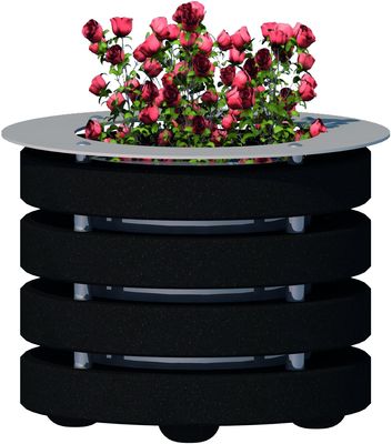 Пропонуємо Вам набірний вазон для квітів з бетонних кілець