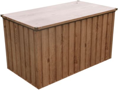 Ящик металевий для зберігання пледів, подушок та садового інвентарю