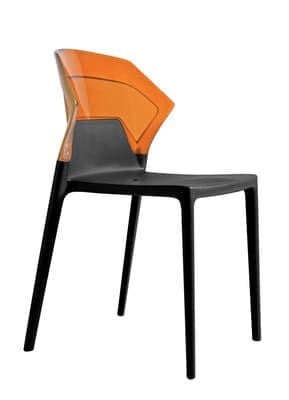 Стул из полипропилена, стул черный, стул темный, слул пластиковый, стул из пластика, кресло пластиковое, кресло из пластика, стул дня дома, стул для кухни, стул для кафе, стул для ресторана, стул для летних площадок, стул для сада