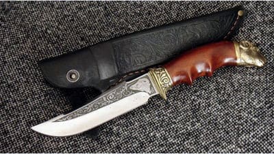 Мисливський ніж "Овен" з нержавіючої сталі. Фото 2