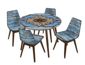 Меблевий комплект з круглого столика та стільців. Фото 4