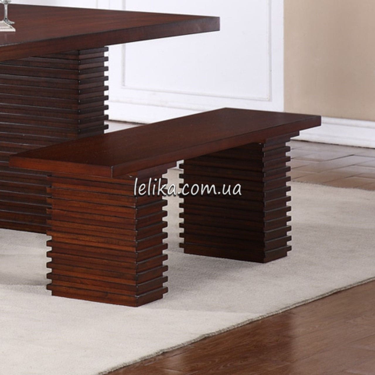 Скамейка деревянная стол