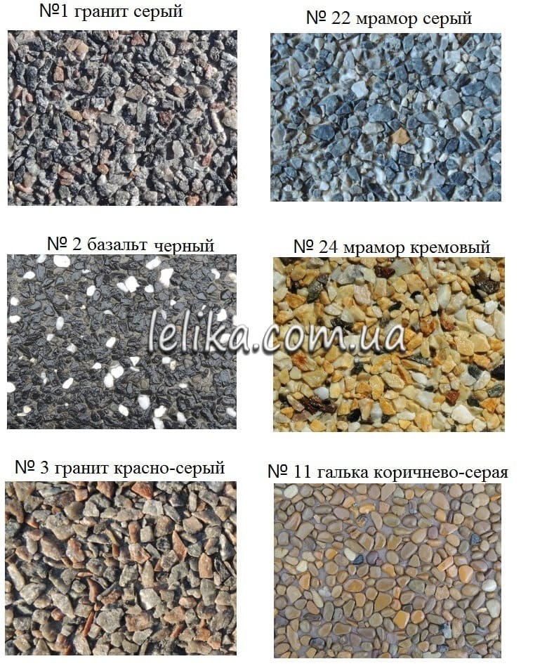 Варианты фактуры боковин лавки из бетона