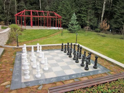 Вуличні напольні шахмати з деревини. Фото 6