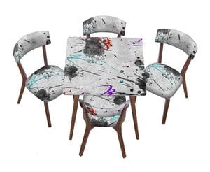 Комплект зі столика та чотрьох стільців. Фото 3