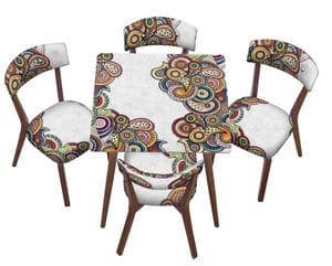 Комплект зі столика та чотрьох стільців. Фото 1 