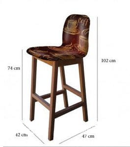 Високий стілець "Берри" . Фото 1