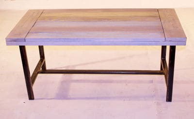 Журнальний столик у стилі лофт з деревини сосни